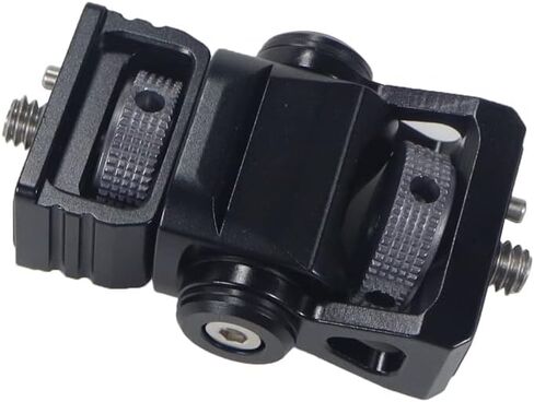 Monitor Mount Adjustable Head 1/4 to 3/8 Monitor Bracket for Hero 13 and Hero All Sports Cameras for Video Microphone Flash Light (1/4 to 1/4,Standard) in Saudi Arabia