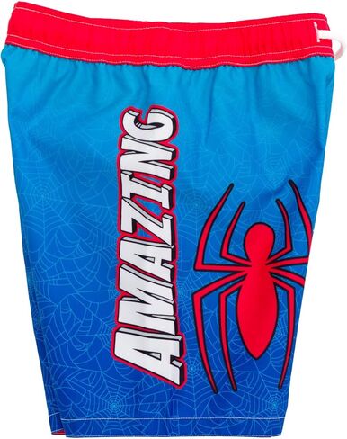 Marvel Spider-Man Toddler Boys Swim Trunks Bathing Suit Gray/Blue 3T in Saudi Arabia