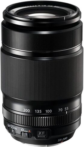 FUJIFILM XF 55-200mm f/3.5-4.8 R LM OIS Lens Bundle with Lens Pouch + 32GB Memory Card + 62mm 3 Piece High Resolution Filter Kit + Lens Cap Keeper + More in Saudi Arabia