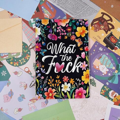 SUPERDANT Happy Moment Greeting Card Holder Organizer Bohemian Potted Plants Wooden Card Keeper Binder Birthday Cards Keeper Photo Album Cover Graduation Wedding Planner Journal Keepsake Gifts in Saudi Arabia