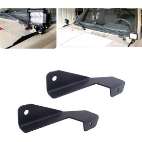 Upper Hood Ditch Side Pillar LED Light Pod Mount Bracket Compatible with 1989-1995 4Runner