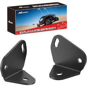 Nilight 2 PCS Rear Pillar Flag Antenna Mounting Brackets, Can am X3 Whip Mounts for LED Whip Light Compatible with Can am Maverick X3 2017-2021, 2 Years Warranty