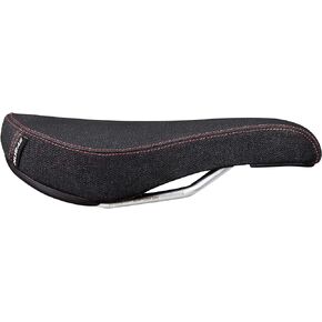 Spank Spoon SNIFF Saddle- SAM Reynolds' Edition (Black), Mountain Bike Seat, Widened Bicycle Saddle, Seat Cushion for Women & Men, Kevlar Side Panels, Chromoly Rails, Bike Park, Free Ride & Beginners