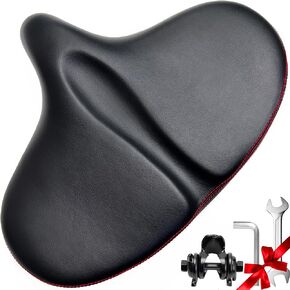 مقعد دراجة واسع متوافق مع Peloton Bike & Bike Plus، وسادة مقعد دراجة مريحة مطورة للنساء والرجال، استبدال وسادة غطاء مقعد كبير الحجم للغاية، ملحق للدراجات in Kuwait