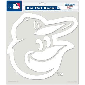 Baltimore Orioles White Wordmark Decal