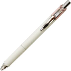 Pentel EnerGel Clena Retractable Liquid Gel Pen, Micro Fine Point 0.3mm Needle Tip, Black Ink, Classical Pink Body (BLN73LP-A)