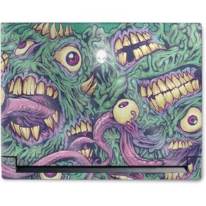 MightySkins Glossy Glitter Skin Compatible With Alienware M18 R1 (2023) Full Wrap Kit - Eyes And Teeth | Protective, Durable High-Gloss Glitter Finish | Easy To Apply & Change Styles | Made in the USA