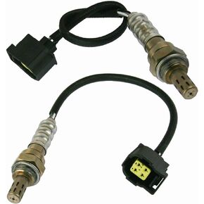 2Pcs Oxygen Sensor Replacement for 2011 2012 2013 2014 Dodge Caliber Avenger Journey Chrysler 200 Jeep Compass Patriot 2.0L 2.4L Upstream and Downstream O2 Sensor 234-4547 x2 02 Sensor