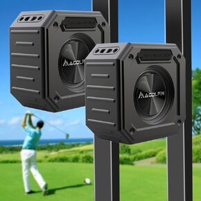 2-Pack Golf Cart Speakers with Storage Case, IPX7 Magnetic Golf Speaker 24H Playtime, 36W Loud Stereo Sound Magnetic Bluetooth Speaker for Golf Cart, Golf Gifts for Men