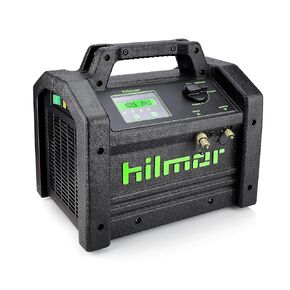 Hilmor Brushless DC Refrigerant Recovery Machine, 9.6" x 5.4" x 13.3", Black (1950536)