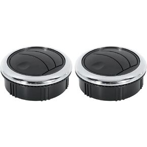 X AUTOHAUX 2pcs Universal Knob Style Air Conditioning Vent Deflector Outlet Louvered for RV Bus Yacht
