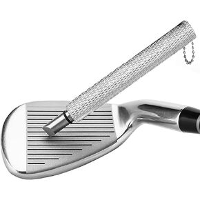 Golf Club Groove Sharpener Tool, Sharpening Cleaning Regrooving for Clubs Wedge Irons, Golf Bag Accessories for Groove Sharpening & Cleaning (Color Options Available)