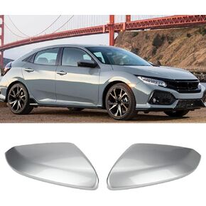 1 Pair Glossy Black Side Mirror Cover Cap Housing Compatible with Honda Civic 2016-2019 2020 2021 Honda Insight 2019-2021, Direct Replacement