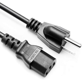 UL Listed 8.2ft 3 Prong Power Cord for Vizio E321VL VA19L E320VL E3D420VX E3D320VX E420VL E421VL E420VO E322VL E3D470VX Smart LCD TV AC Power Cord Supply Cable Replacement