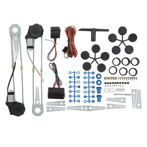 Acouto Power Window Conversion Kit for 2 Door Pickup Truck Van SUV 12V Electric Power Window Roll Up Lifter Switch Conversion Kit Automotive Replacement Accessories