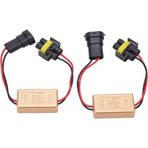 Garosa 2Pcs Flash Strobe Controller 50W LED Strobe Control Module Heat Resistance 3 Lamp Types ABS LED Light Control for LED Headlight Fog Light