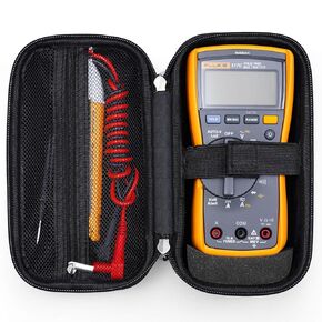 Hard Case Compatible with Fluke 117/116/101 & Klein Tools MM400 Multimeter, Carrying Case Protecting Meter, Yellow in Kuwait