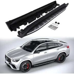 Running Boards Fit for 2020 2021 2022 2023 2024 Mercedes-Benz AMG GLE 53 63 S Coupe Nerf Bars Side Steps