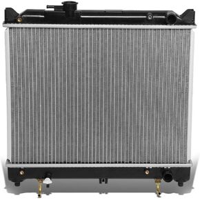 DNA Motoring OEM-RA-1522 Aluminum Core Radiator Compatible with 94-99 C/K 5.0L 5.7L 7.4L,34" W X 17.25" H X 1-1/4" D,1-5/16" Inlet / 1-9/16" Outlet
