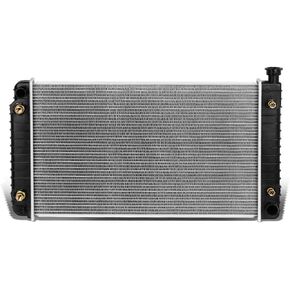 DNA Motoring OEM-RA-1522 Aluminum Core Radiator Compatible with 94-99 C/K 5.0L 5.7L 7.4L,34" W X 17.25" H X 1-1/4" D,1-5/16" Inlet / 1-9/16" Outlet