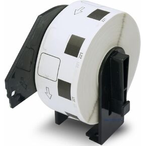 BETCKEY - Compatible Square Labels Replacement for Brother DK-1221 (0.9 in x 0.9 in), Use with Brother QL Label Printers [1 Roll/1000 Labels]