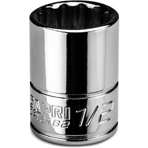 Capri Tools 1/2 in. Shallow Socket, 1/4 in. Drive, 12-point, SAE