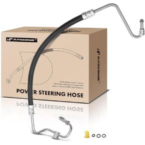 A-Premium Power Steering Pressure Hose Line Assembly Compatible with Jeep Wrangler SE 1997-2002, TJ SE 1997-2002, 2.5L, Pump to Rack/Gear