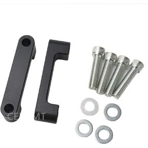 Front Fender Spacer Brackets Kit Fit for 23" 26" Harley Davidson 96-13 Touring Road King/FLTR/07-13 FLHX (Black)