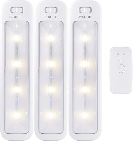 Energizer Wireless 10in. LED Bars, 3 Pack, Remote Controlled, 70 Lumens Each, Soft White, Battery Operated, No Wiring, Easy to Install, Add Light Where You Need It Most, 44575 in Saudi Arabia