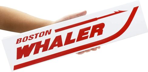 Pair Set Boston Whaler Vinyl Decal Stickers Boat Outboard Motor Suitable for Whaler Hull Marine Grade (Blue) in Saudi Arabia