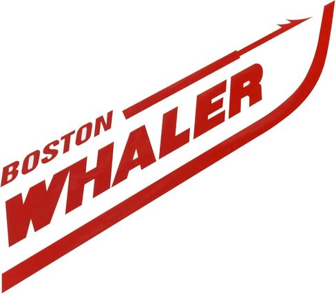 Pair Set Boston Whaler Vinyl Decal Stickers Boat Outboard Motor Suitable for Whaler Hull Marine Grade (Blue) in Saudi Arabia