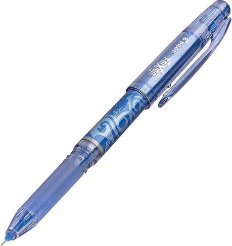 Pilot, FriXion Point Erasable & Refillable Gel Ink Pens, Extra Fine Point 0.5 mm, Pack of 12, Blue in Kuwait
