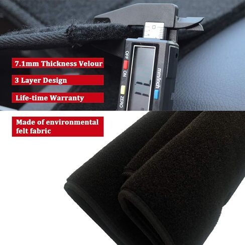 Dashboard Cover Custom Fit for Acura TL 2004 2005 2006 2007 2008,Dash Cover Mat(Premium Carpet, Beige) in Saudi Arabia