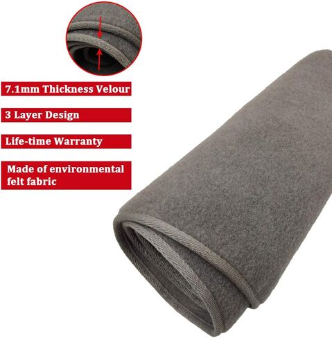 Dashboard Cover Custom Fit for Acura TL 2004 2005 2006 2007 2008,Dash Cover Mat(Premium Carpet, Beige) in Saudi Arabia