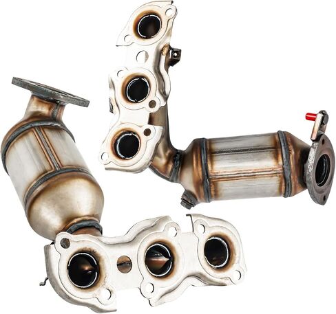 قطعتان من المحول الحفاز لـ ES300 2002 2003 3.0L طقم المحولات الحفازة مناسب تمامًا لاستبدال السيارات OEM #16466، 16465، 17140-20080، 25052-20170 (متوافق مع وكالة حماية البيئة) in Saudi Arabia