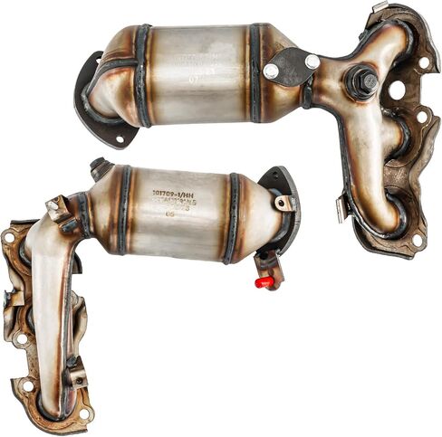 قطعتان من المحول الحفاز لـ ES300 2002 2003 3.0L طقم المحولات الحفازة مناسب تمامًا لاستبدال السيارات OEM #16466، 16465، 17140-20080، 25052-20170 (متوافق مع وكالة حماية البيئة) in Saudi Arabia