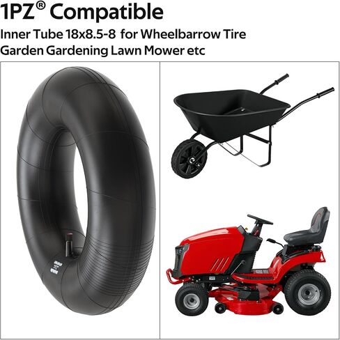 1PZ HDP-3MB 18x8.50-8 18x9.50-8 Inner Tube with Straight Valve Stem Replacement for Lawn Mowers Wheelbarrows ATVs Go Karts Tractors Snow Blowers Golf Carts Trailers in Saudi Arabia