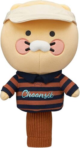 غطاء رأس سائق KAKAO FRIENDS GOLF Going Going، غطاء نادي الجولف، غطاء ناعم من الألياف الدقيقة in Kuwait