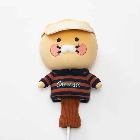 غطاء رأس سائق KAKAO FRIENDS GOLF Going Going، غطاء نادي الجولف، غطاء ناعم من الألياف الدقيقة in Kuwait