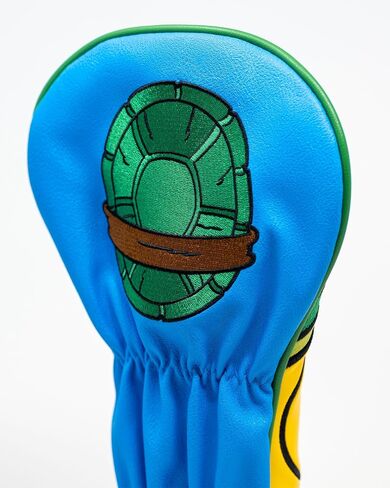 Pins & Aces TMNT Driver Head Cover - Premium, Hand-Made Leather Headcover - Teenage Mutant Ninja Turtle Heads, Tour Quality Golf Club Cover - Style and Customize You Golf Bag in Saudi Arabia