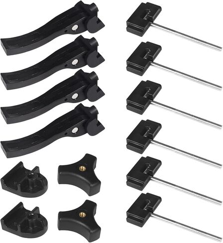 مجموعة استبدال غطاء Tonneau العالمي لأغطية سرير الشاحنة الصلبة ثلاثية الطي، بما في ذلك مشابك غطاء Tonneau، صامولة ماسية، ومسمار على شكل حرف T in Kuwait