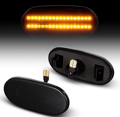 2 حزمة LED الجانب ماركر بدوره إشارة الجانب ماركر ضوء مجموعة الجمعية ل 2006-2018 VW C-rafter | مصابيح إشارة الانعطاف الجانبية لسيارة مرسيدس سبرينتر W906 لعام 2006-2018 (عدسة مدخنة) in Kuwait