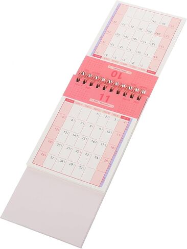 تقويم مكتب صغير من Gadpiparty 2024، يوليو 2023 إلى ديسمبر 2024، تقويم مخطط قائم، تقويم صغير لسطح المكتب لمكتب المنزل، 6.29 بوصة، وردي in Kuwait