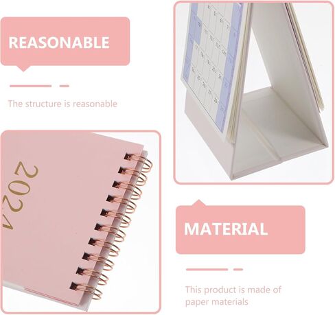 تقويم مكتب صغير من Gadpiparty 2024، يوليو 2023 إلى ديسمبر 2024، تقويم مخطط قائم، تقويم صغير لسطح المكتب لمكتب المنزل، 6.29 بوصة، وردي in Kuwait