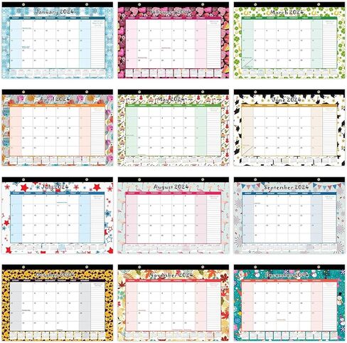 تقويم المكتب 2023-2025: 18 تقويم مكتبي شهري مع واقيات الزوايا، 17 × 11-1/2 بوصة تقويم مكتب أكاديمي من سبتمبر 2023 حتى فبراير 2025 لتخطيط وتنظيم المكاتب المدرسية المنزلية in Kuwait