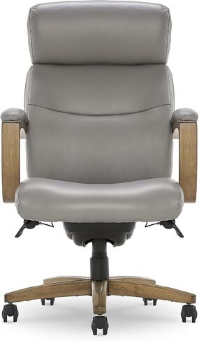 La-Z-Boy Greyson Ergonomic Bonded Leather Swivel Executive Chair, Black (CHR10086B) in Saudi Arabia