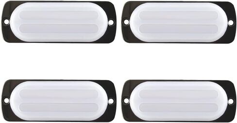 Sidaqi LED Emergency Strobe Lights Bar 4x Red 4 LED Strobe Warning Emergency Flashing Light Caution Construction Hazard Light Bar For Car Truck Van Off Road Vehicle ATV SUV Sync Function 12-24V in Saudi Arabia