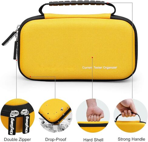 Hard Case Compatible with Fluke 117/116/101 & Klein Tools MM400 Multimeter, Carrying Case Protecting Meter, Yellow in Kuwait