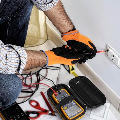 Hard Case Compatible with Fluke 117/116/101 & Klein Tools MM400 Multimeter, Carrying Case Protecting Meter, Yellow in Kuwait