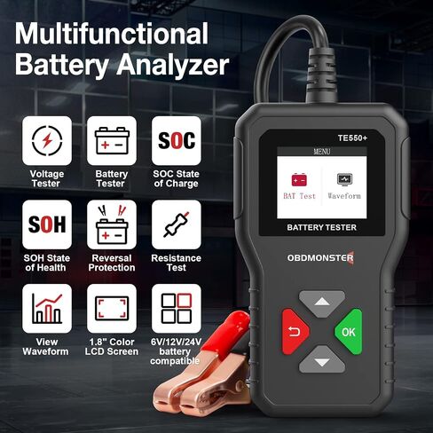 BM210 12V 24V 36V 48V 60V 72V Battery Meter, Waterproof LED Battery Voltage Display Acid&Lithium Battery Gauge Meter for Golf Cart EZGO Club CAR and Most Car(BM210) in Saudi Arabia